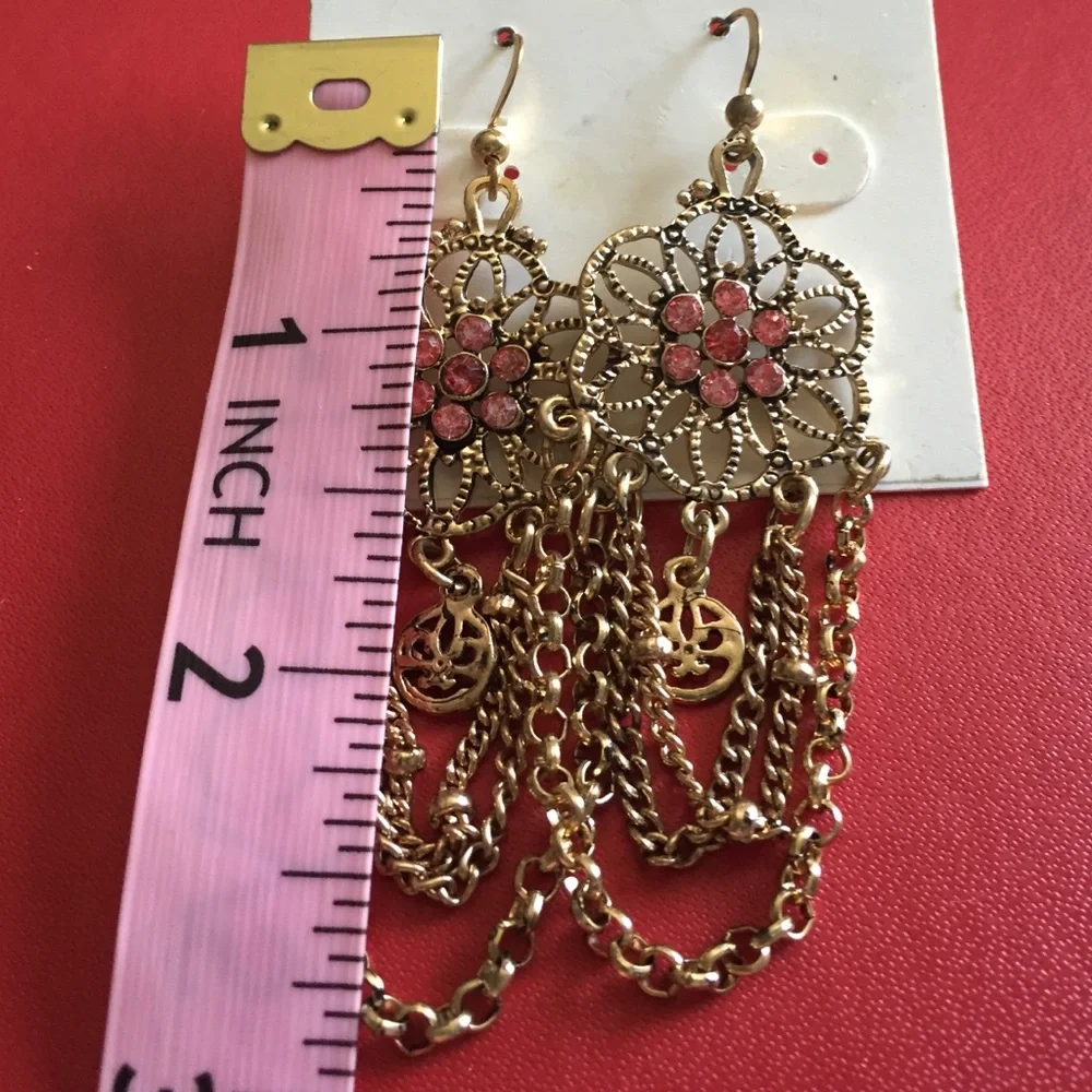 Fashion Gold Flower Earrings